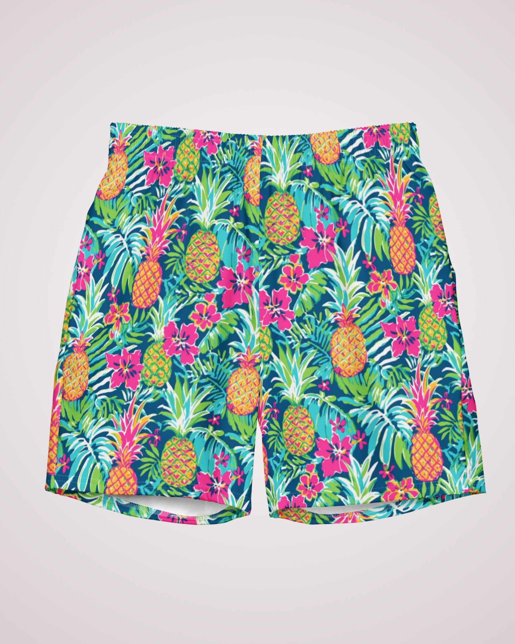 Mens Swim Trunks - Pineapples VI