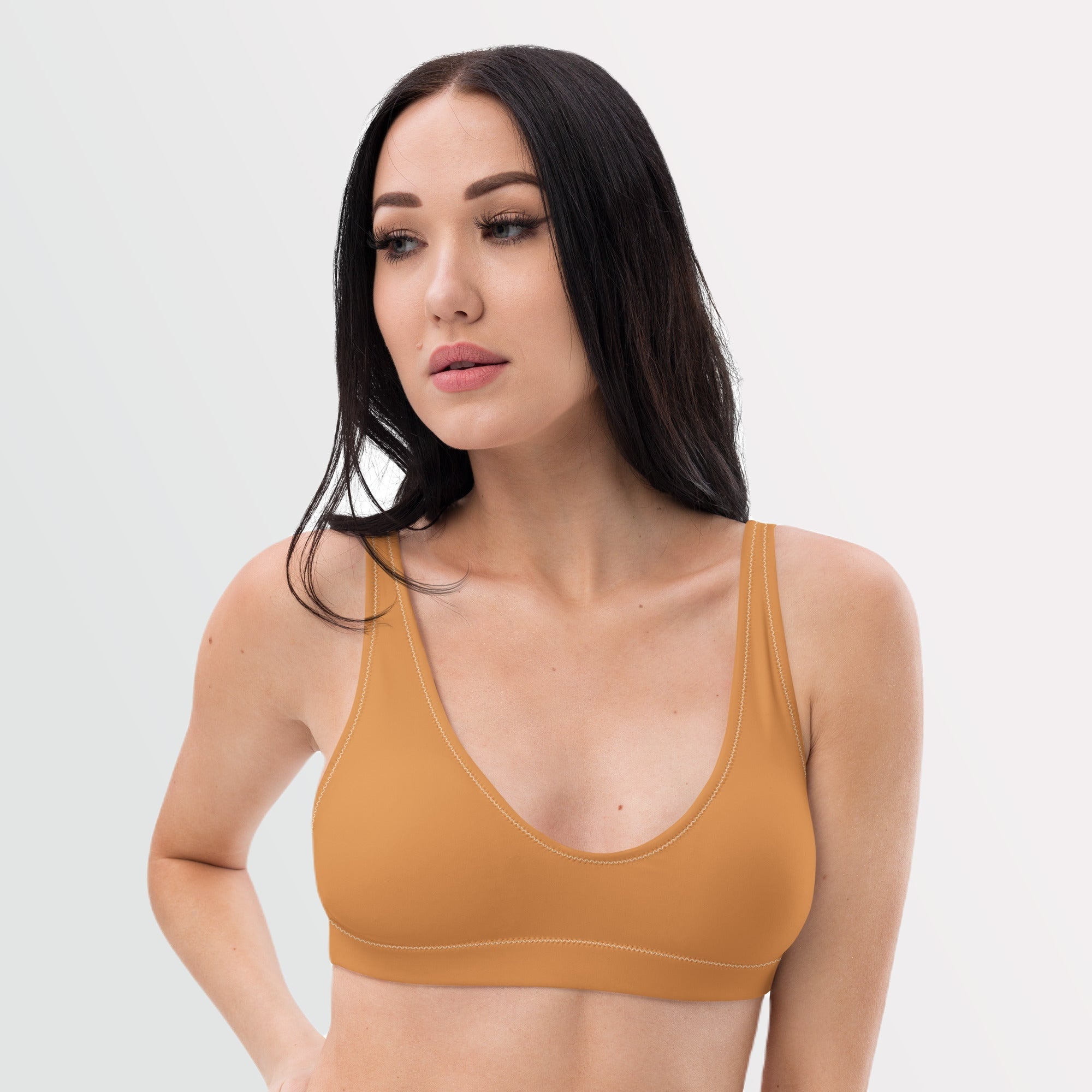 Apricot Bralette Bikini Top