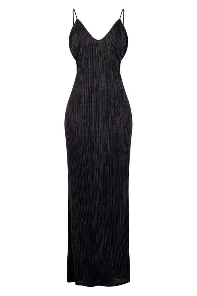 Backless Printed Maxi Cami Dress.