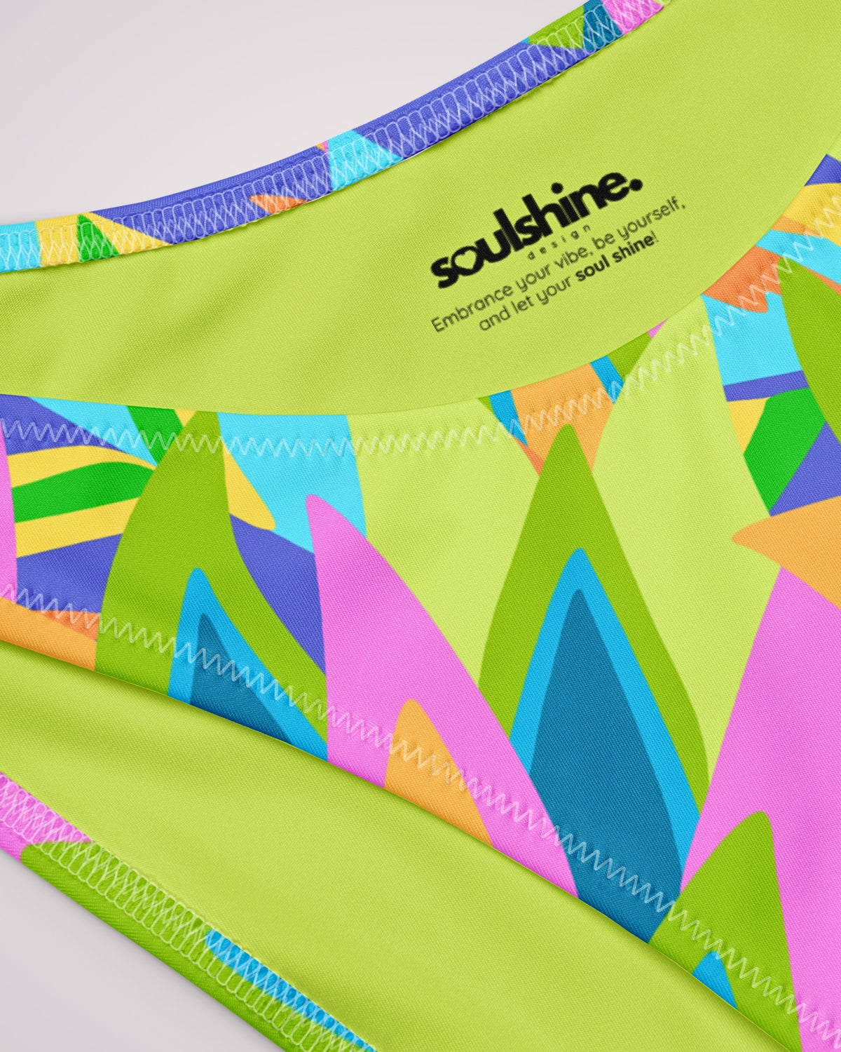 Bandeau Bikini - Colorful Abstract IX