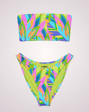 Bandeau Bikini - Colorful Abstract IX