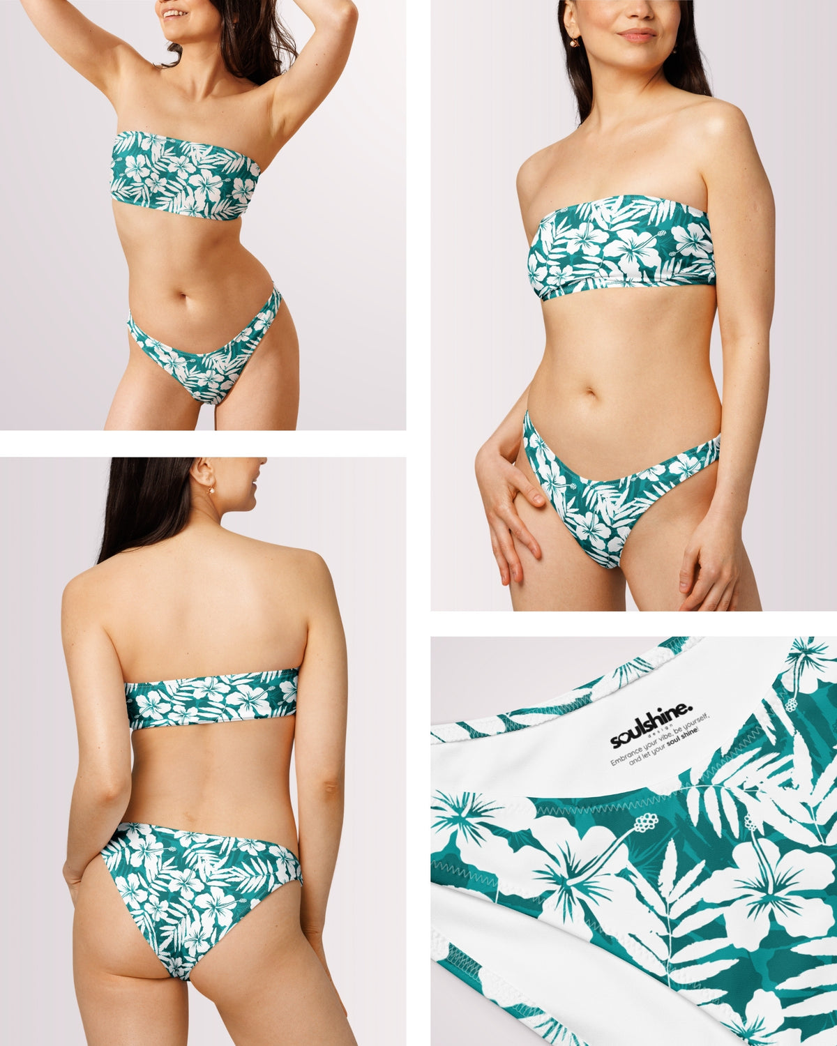 Bandeau Bikini - Hawaiian Tropix II