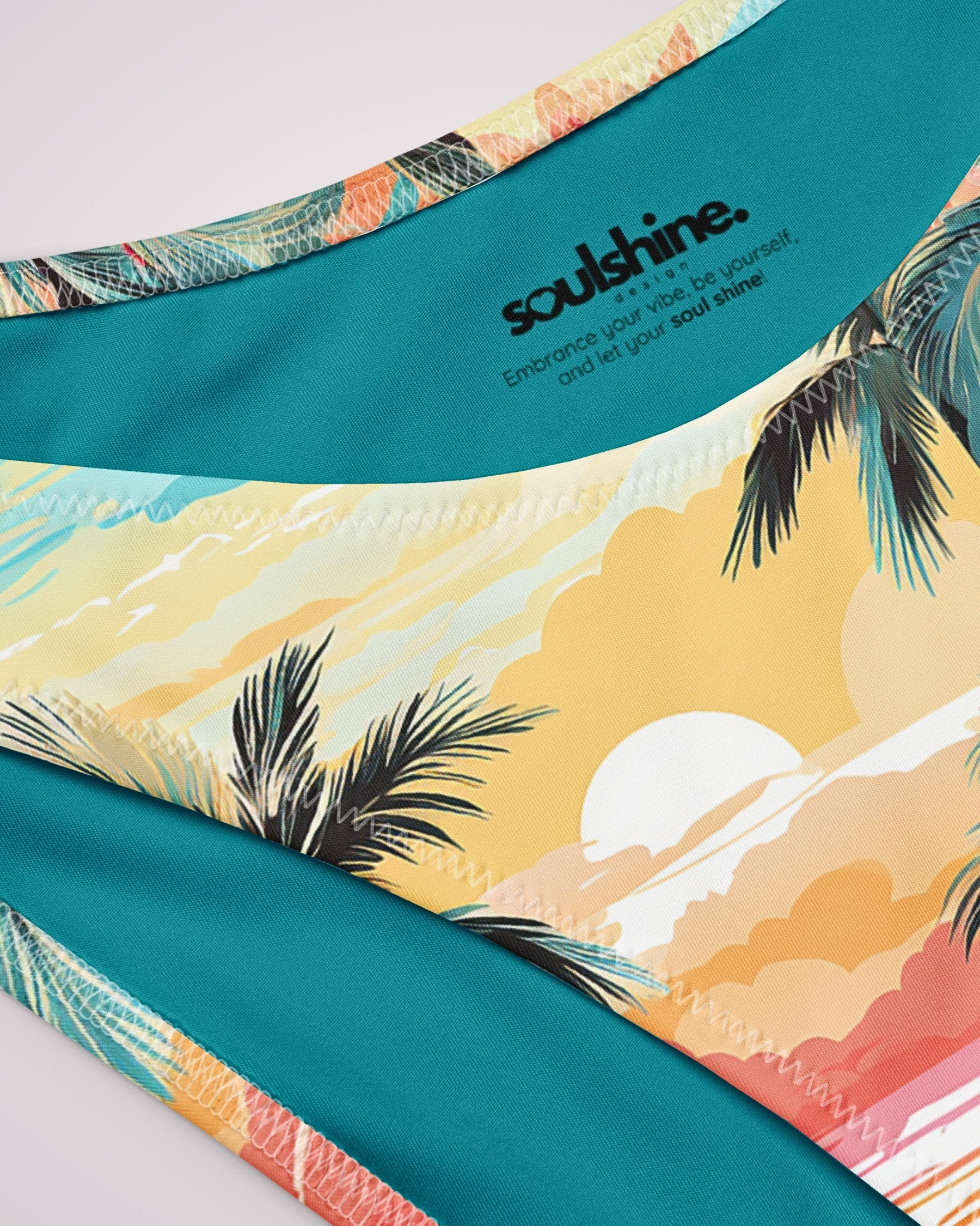 Bandeau Bikini - Tropical Beach V