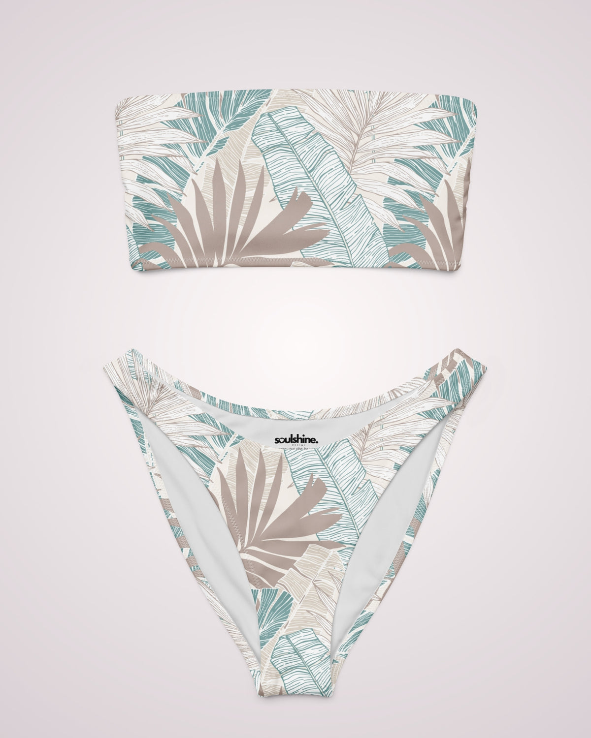 Bandeau Bikini - Tropical Palms II