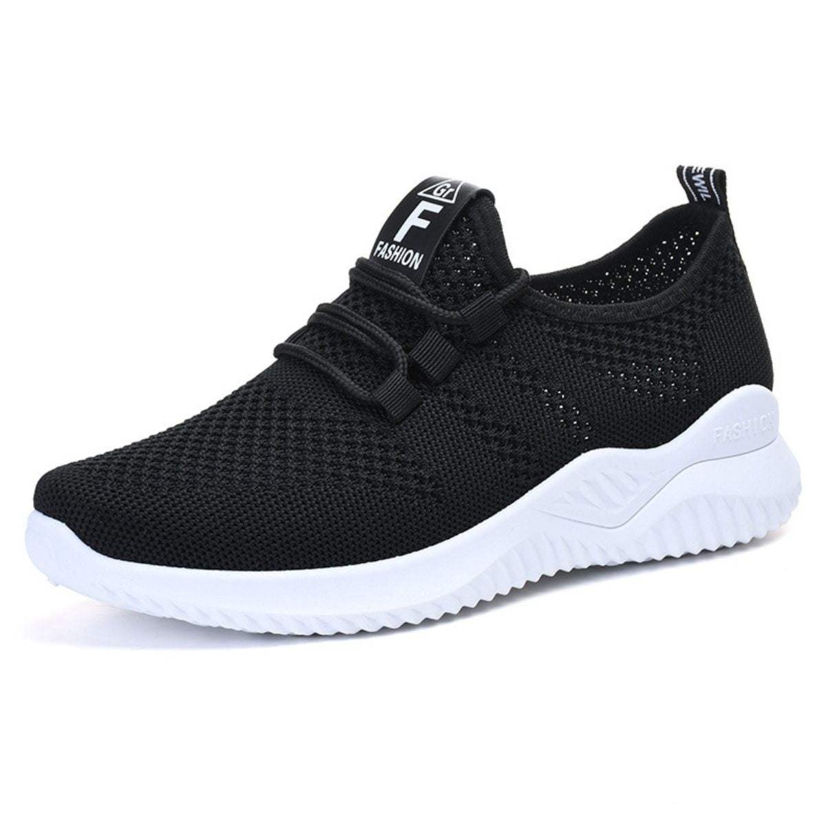 Breathable Mesh Lace Up Athletic