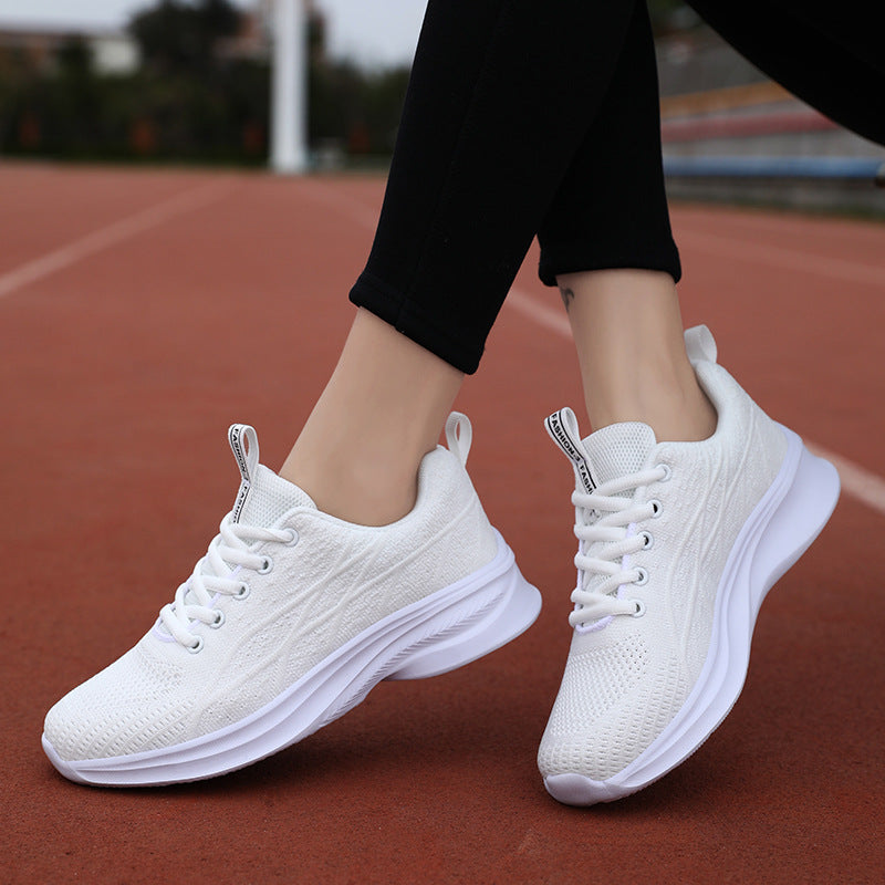 Breathable Mesh Lace Up Athletic