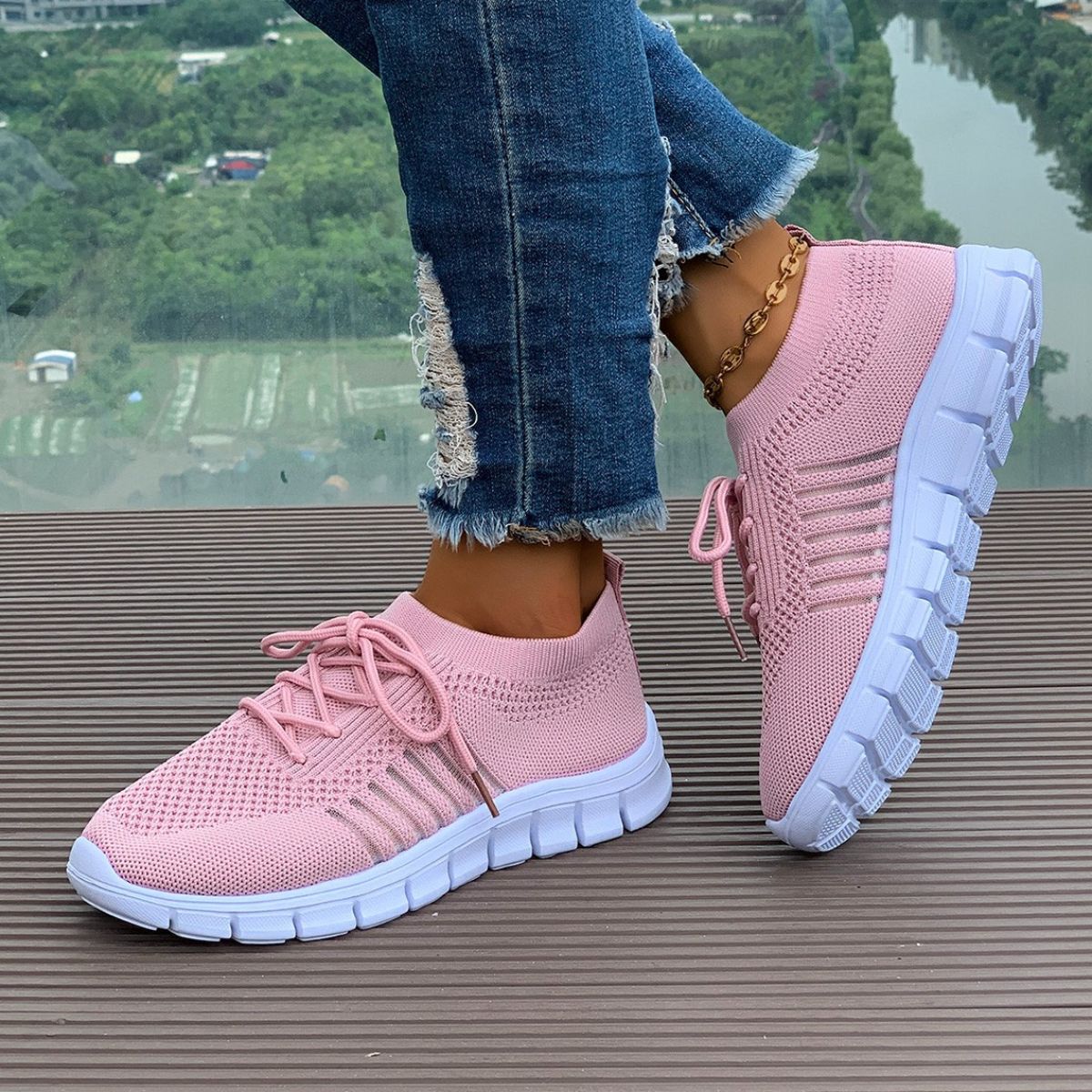 Breathable Mesh Round Toe Athletic