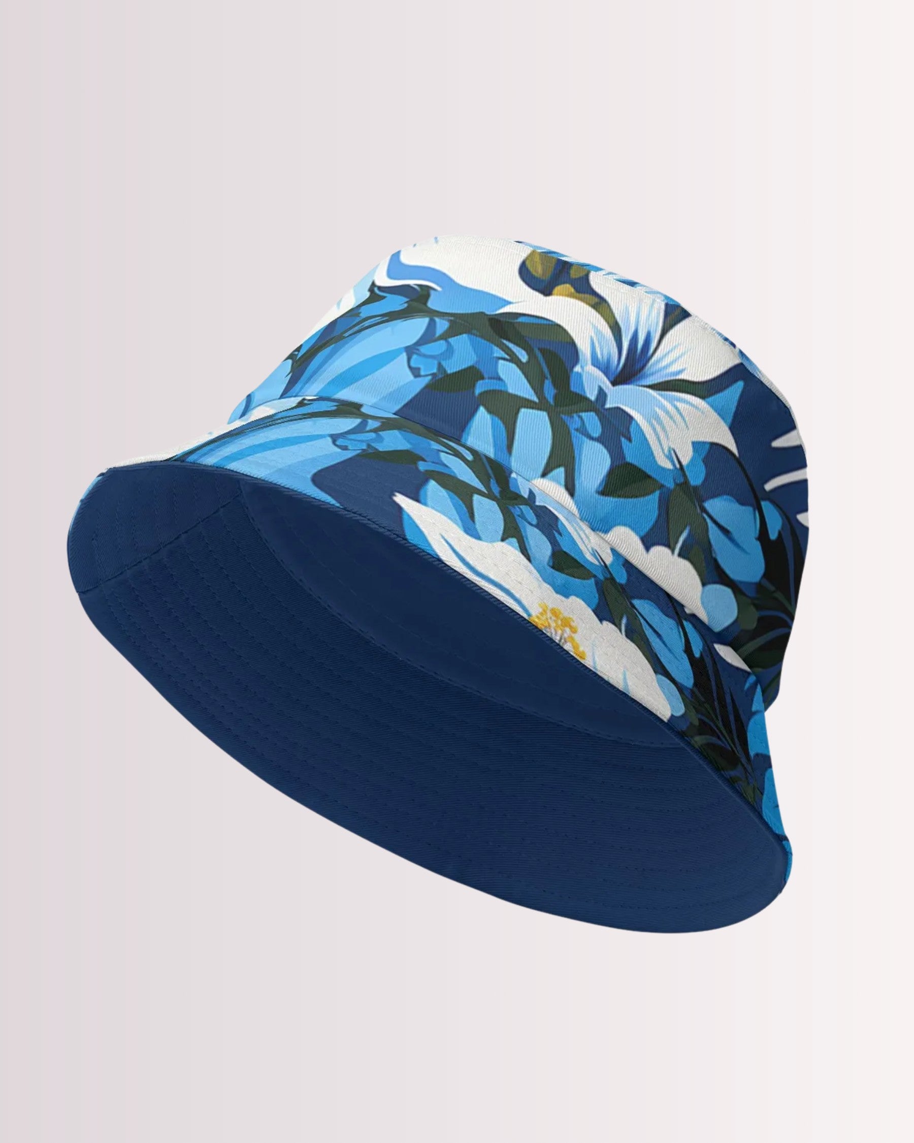 Reversible Bucket Hat - Blue Hawaiian I