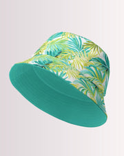 Reversible Bucket Hat - Palm Leaves I