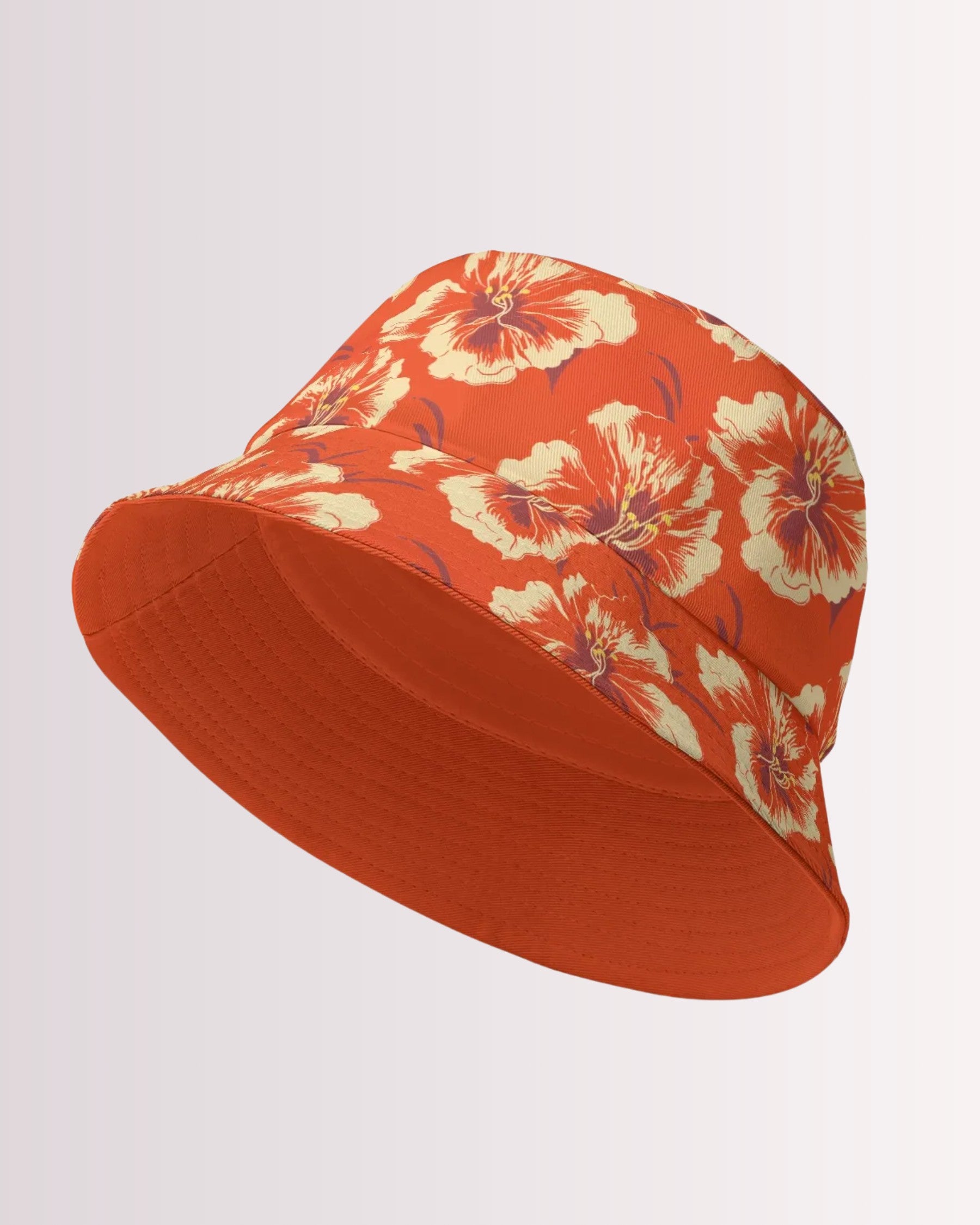 Reversible Bucket Hat - Red Hawaiian I
