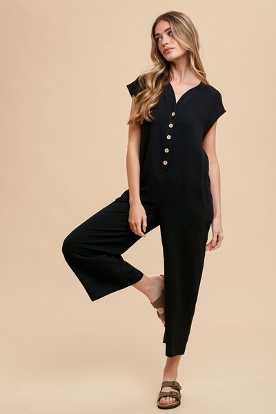 Tied Tube Wide Leg Jumpsuit.