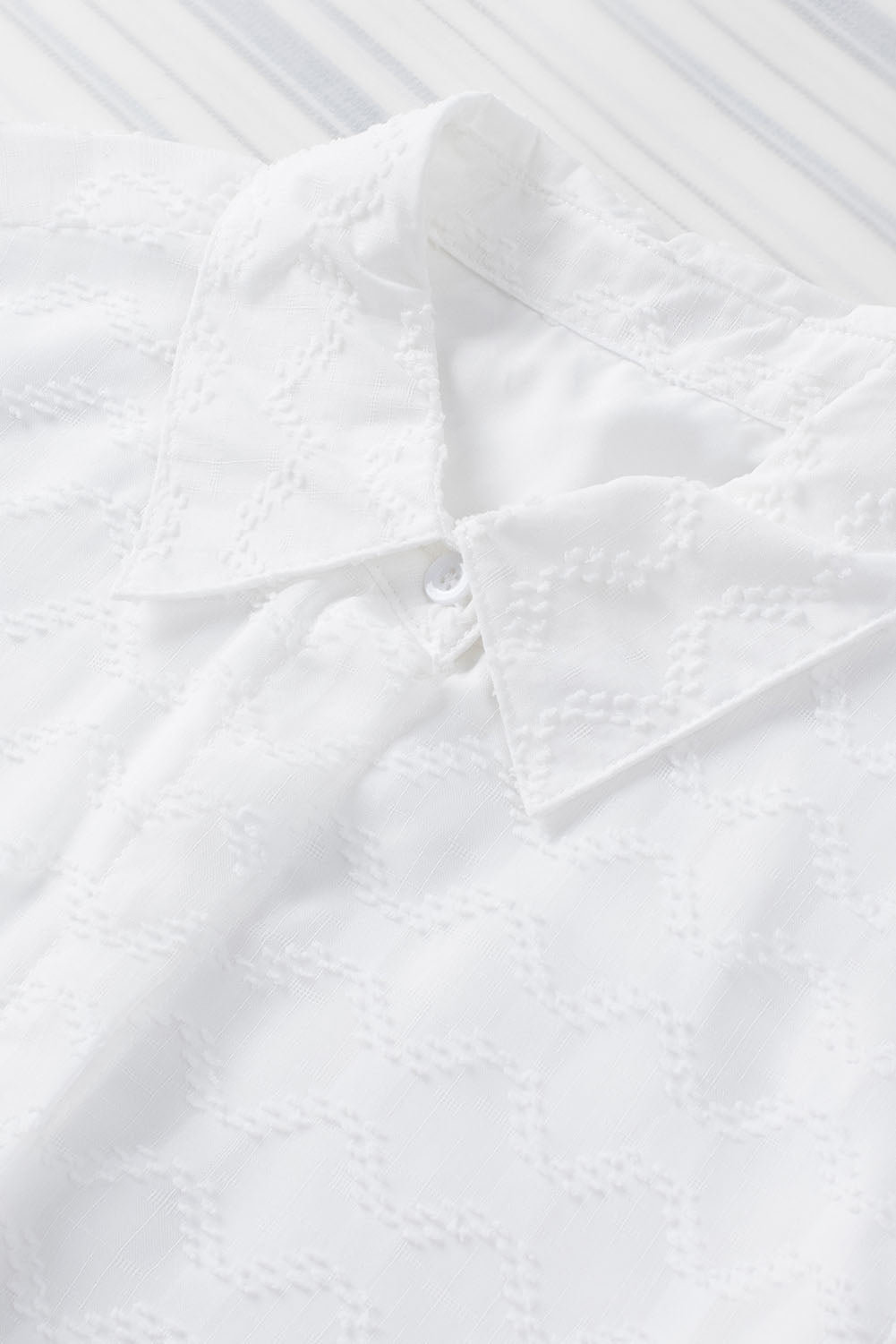 Button up short sleeve shirt.