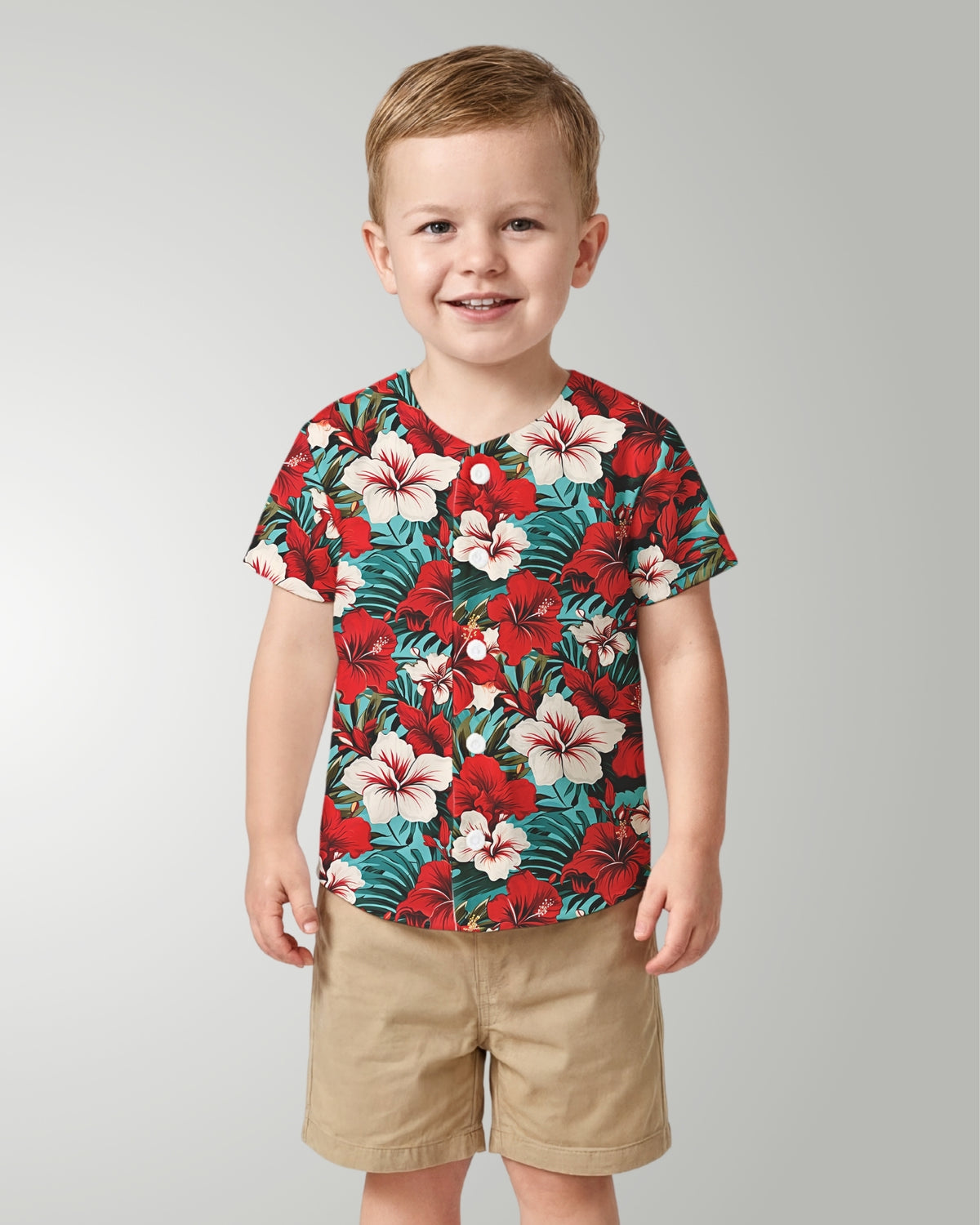 Childs Button Jersey - Aloha Vibes