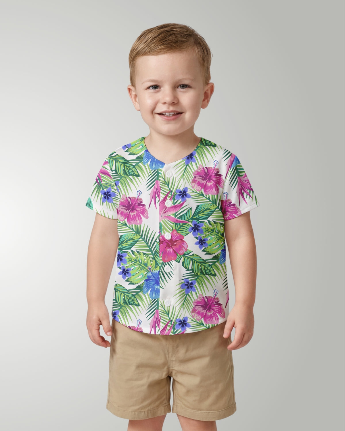 Childs Button Jersey - Costa Playa