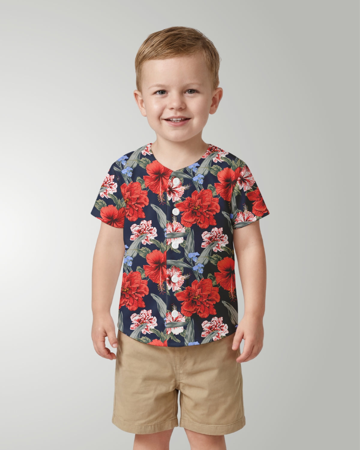 Childs Button Jersey - Luau Serenade