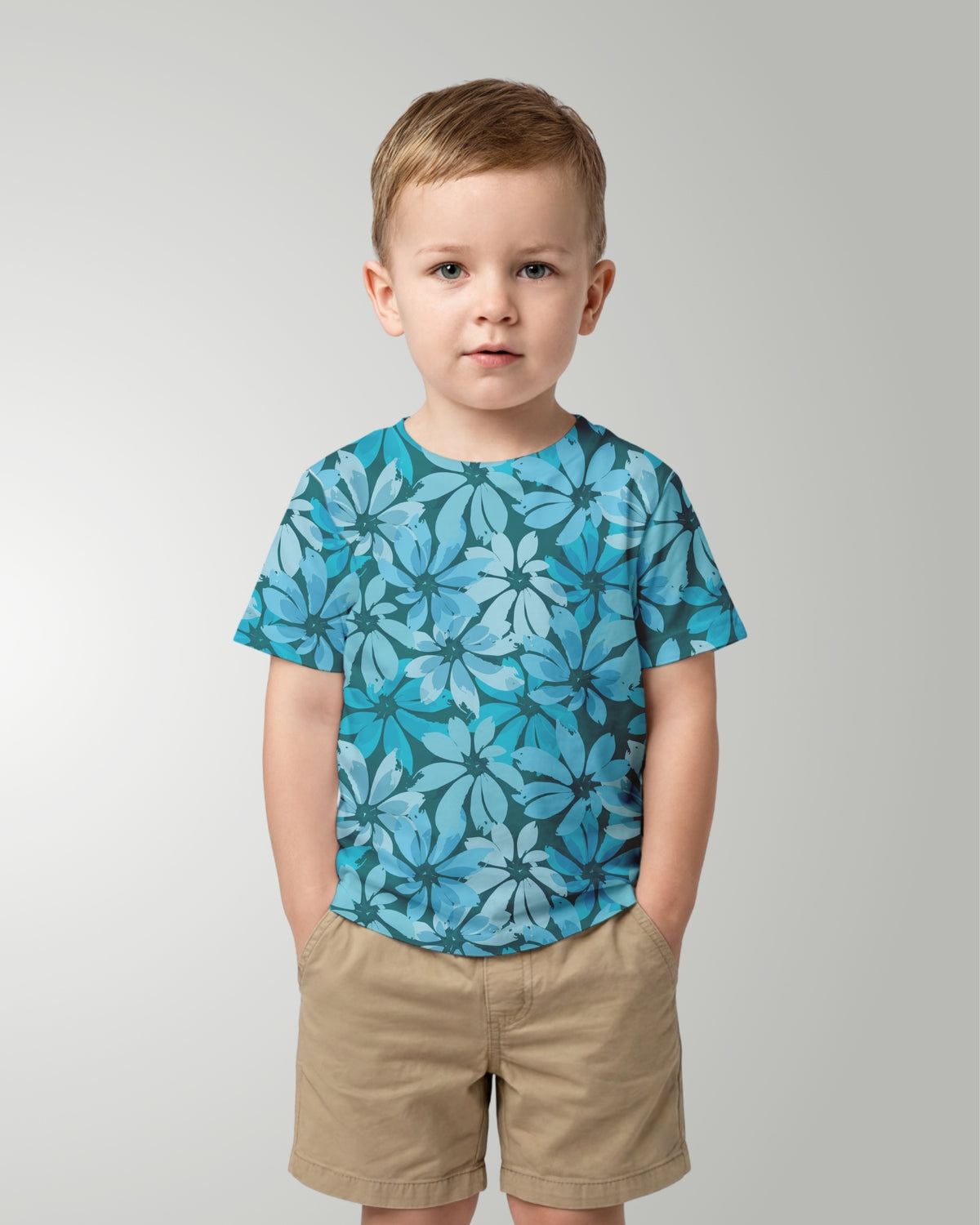 Childs Hawaiian Tee - Seaside Sonata