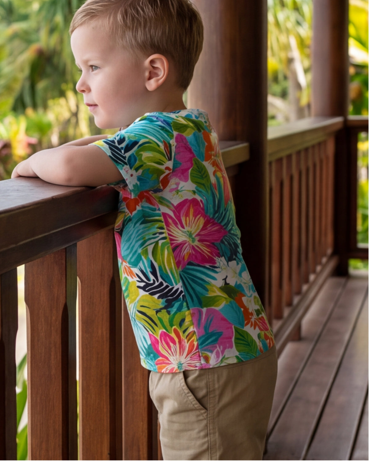 Childs Hawaiian Tee - Sun & Sea Breeze