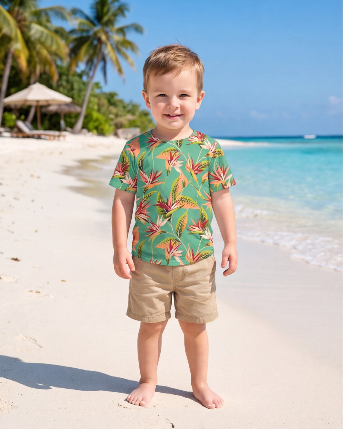 Childs Hawaiian Tee - Tropical Melody
