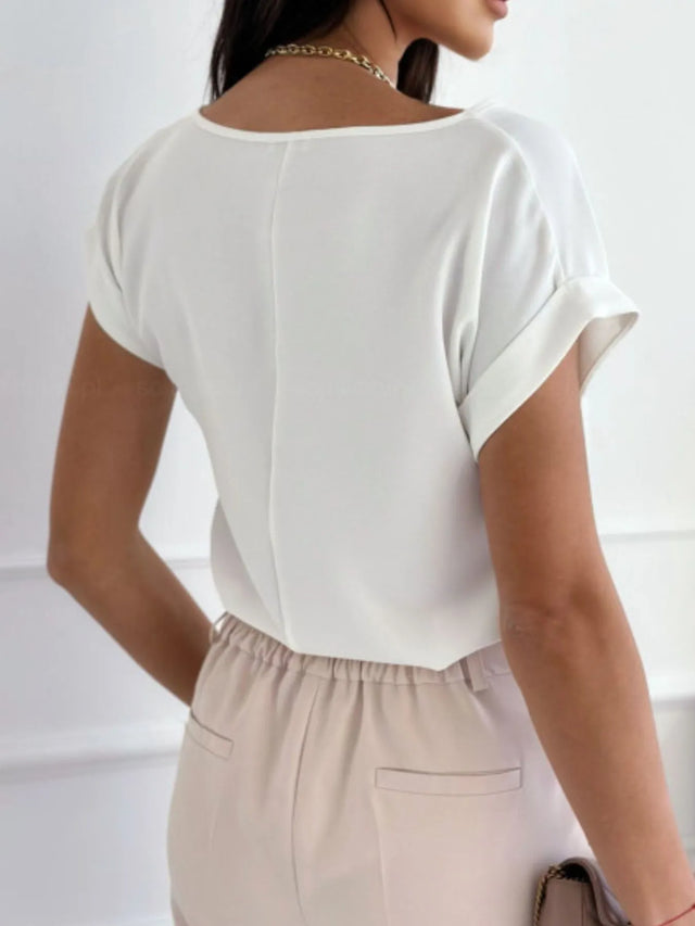 Classic Rolled Sleeve T-Shirt.