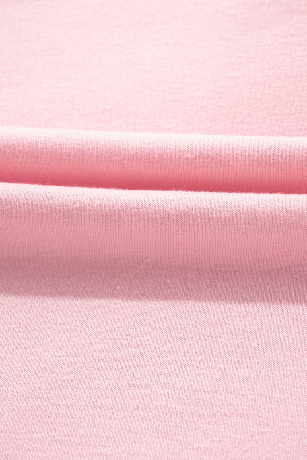 Color Block Half Buttoned Ruffled Short Sleeve T Shirt