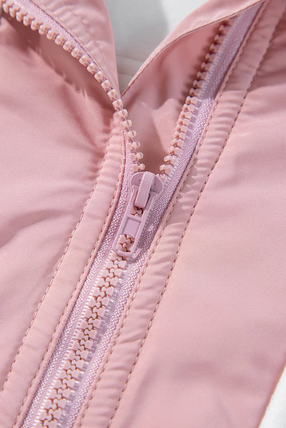 Color block half zip long sleeve hoodie.