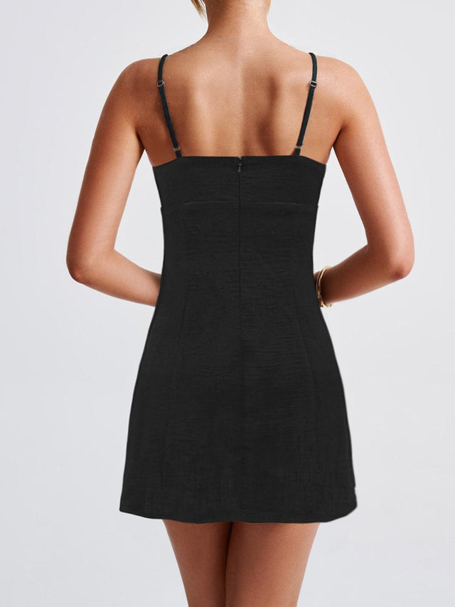 Contrast Mini Cami Dress.