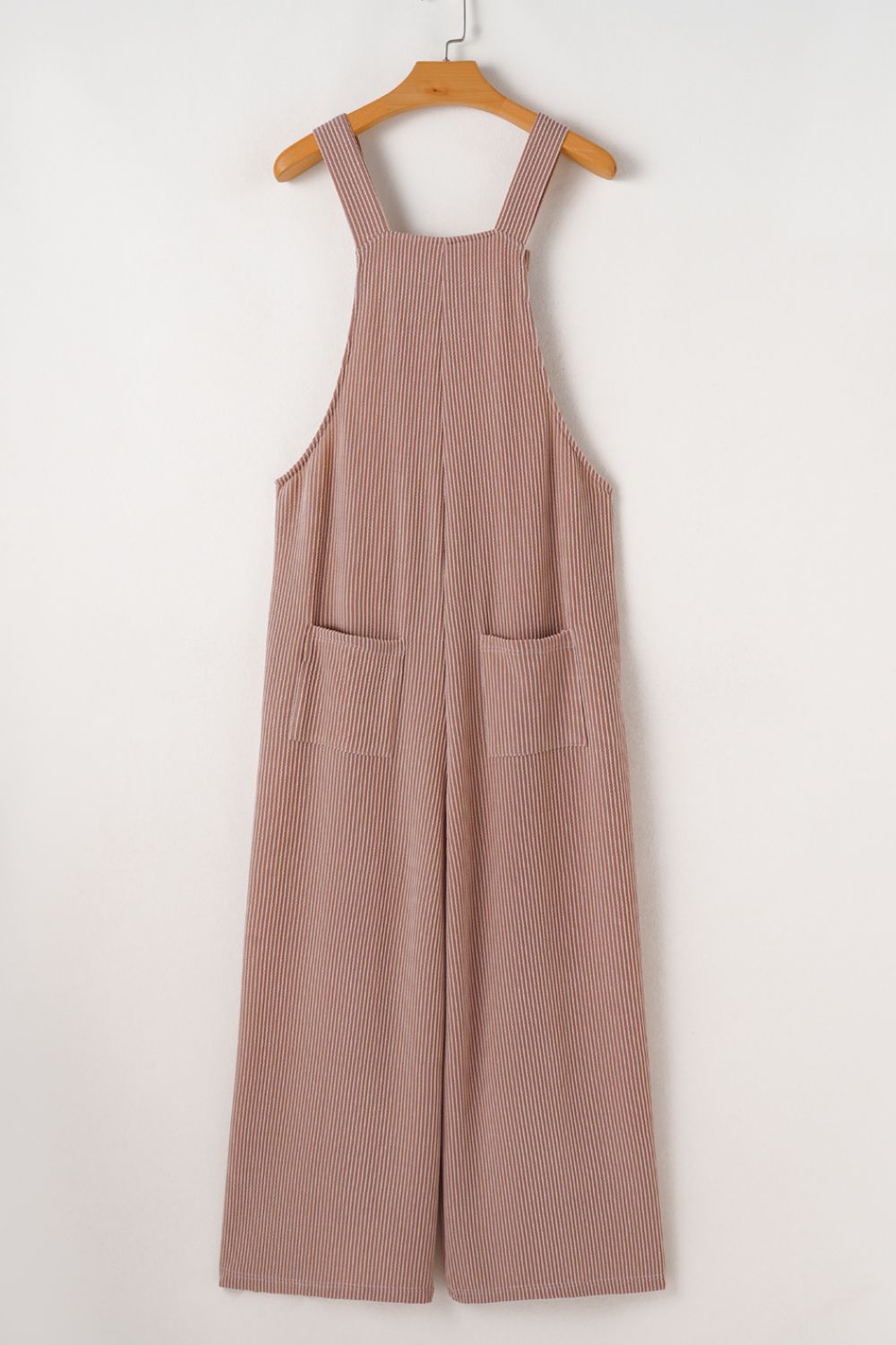 Corded Adjustable Straps Wide Leg Loose Overalls.