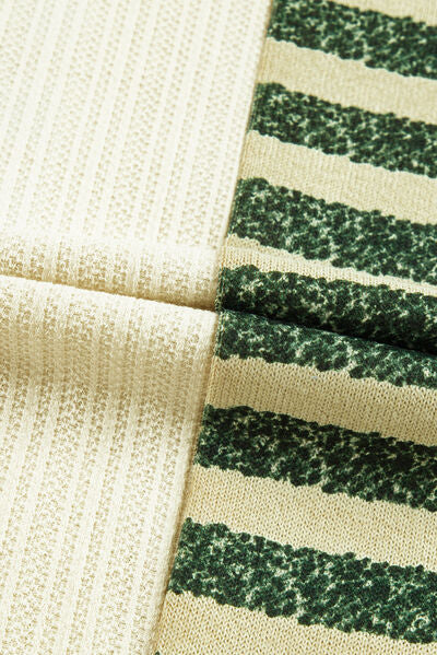 Cotton Bleu by Nu Lab Plaid Contrast Short Sleeve T-Shirt