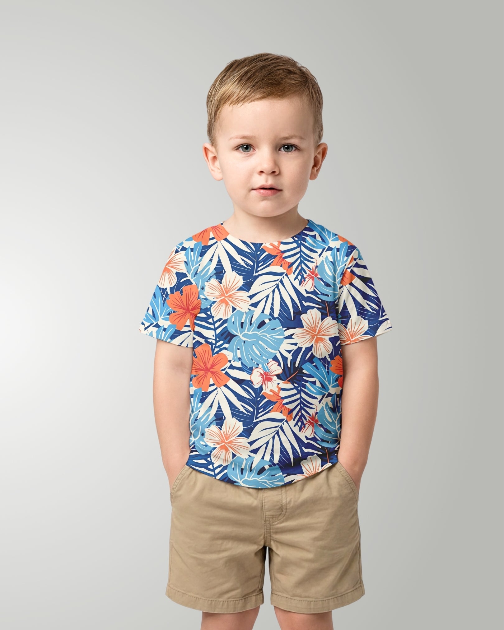 Childs Hawaiian Tee - Island Oasis