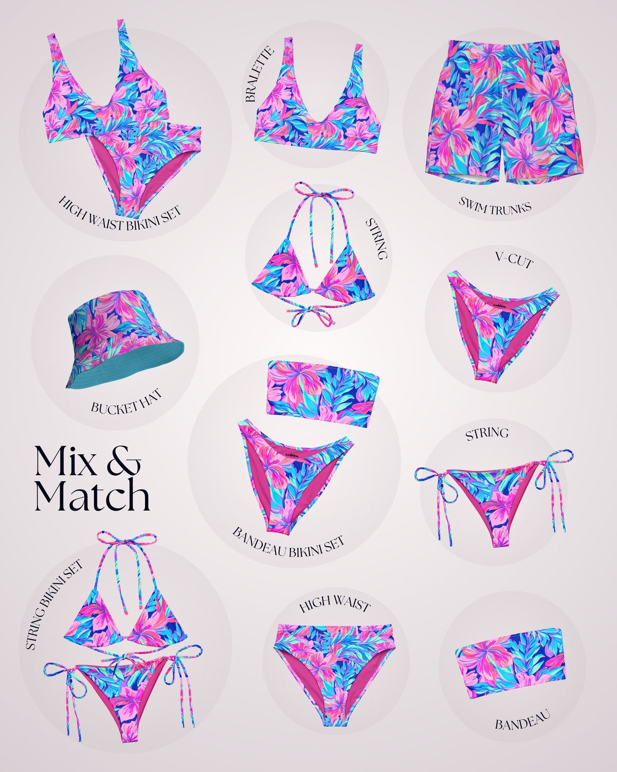 Couples Matching Swimsuits - Freyja I
