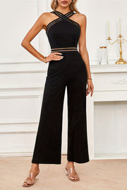 Spaghetti Strap Crisscross Romper.