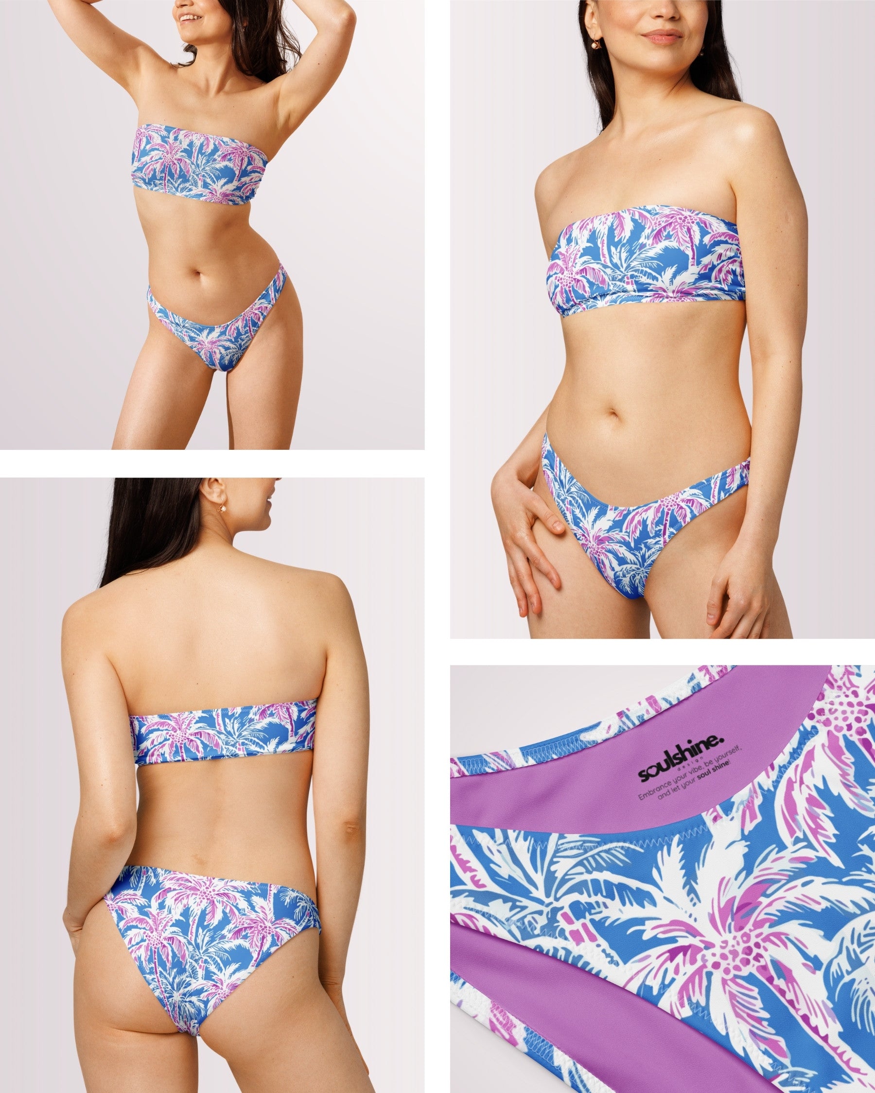 Bandeau Bikini - The Palms I