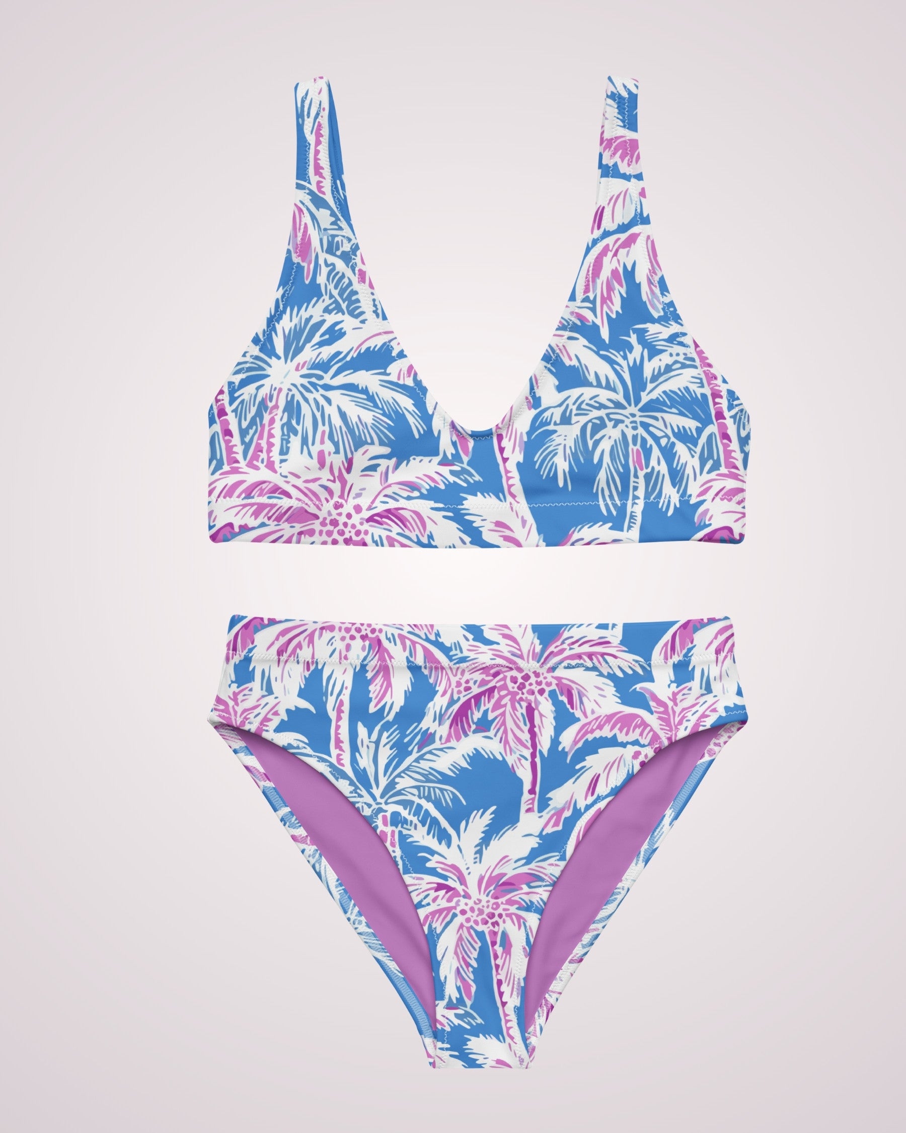 High Waist Bikini - The Palms I