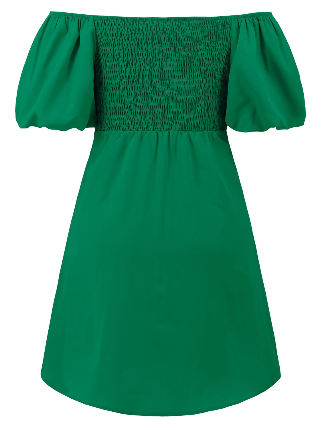 Cutout Twisted Off-Shoulder Short Sleeve Dress.