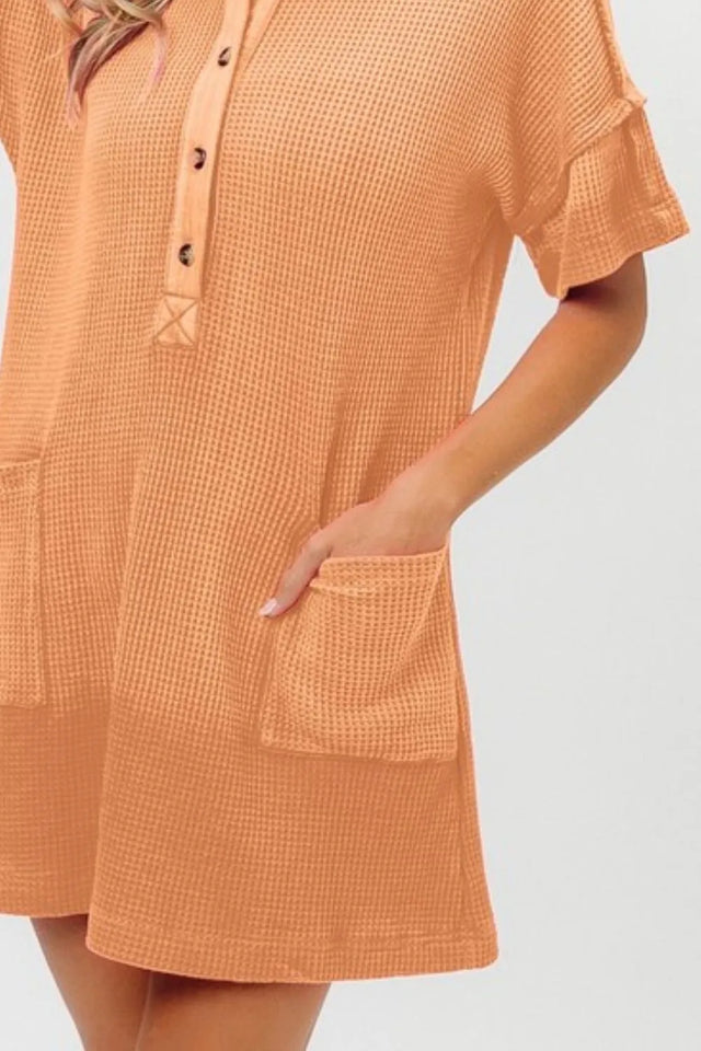 Bibi Dip Dye Mineral Washed Knit Dress.