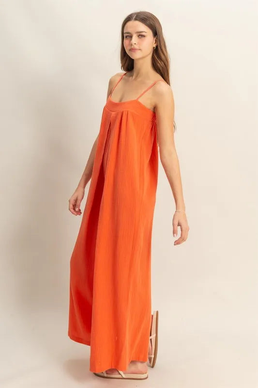 Double Gauze Super Flowy Cami Jumpsuit