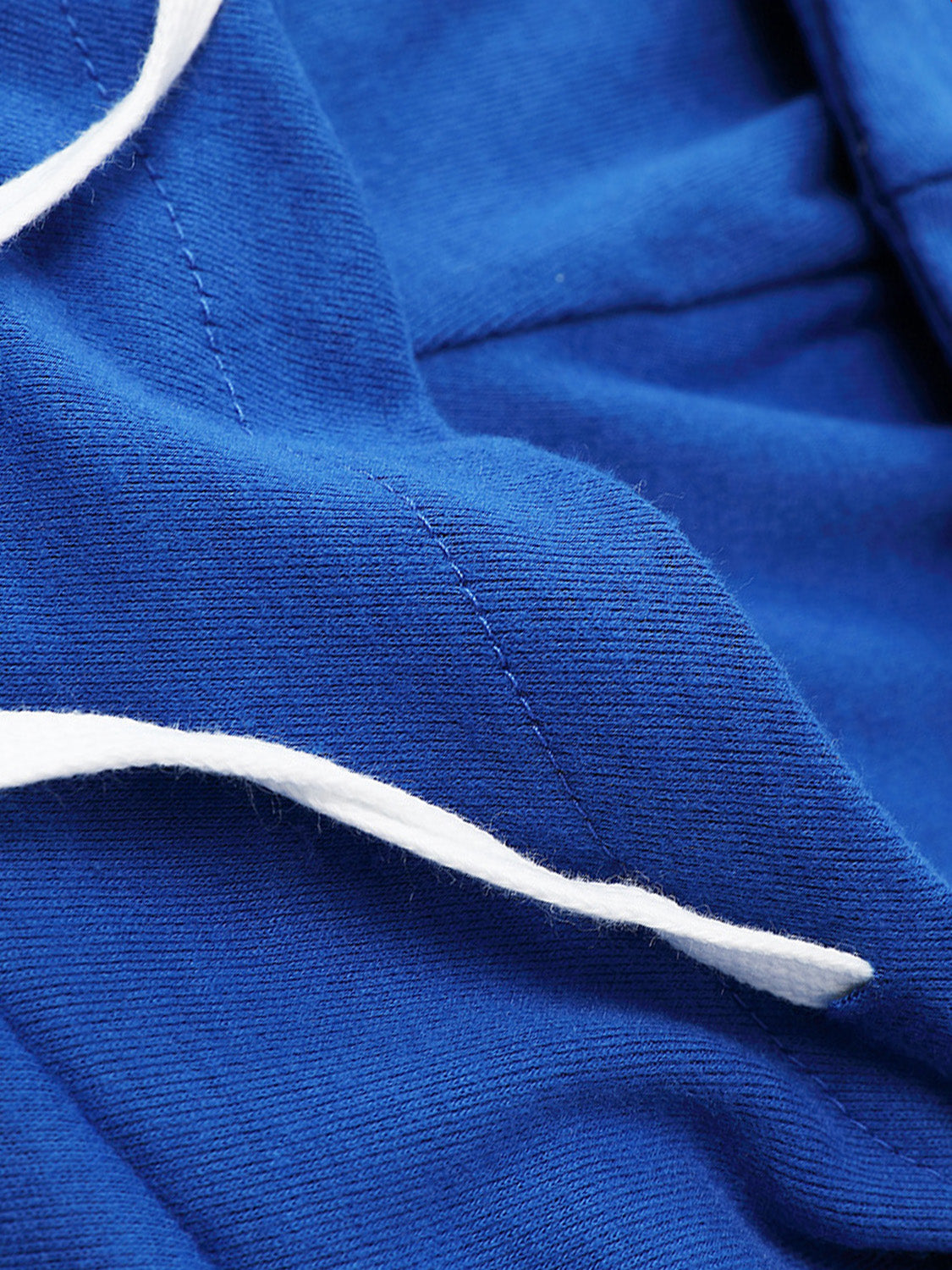 Drawstring letter graphic long sleeve hoodie.