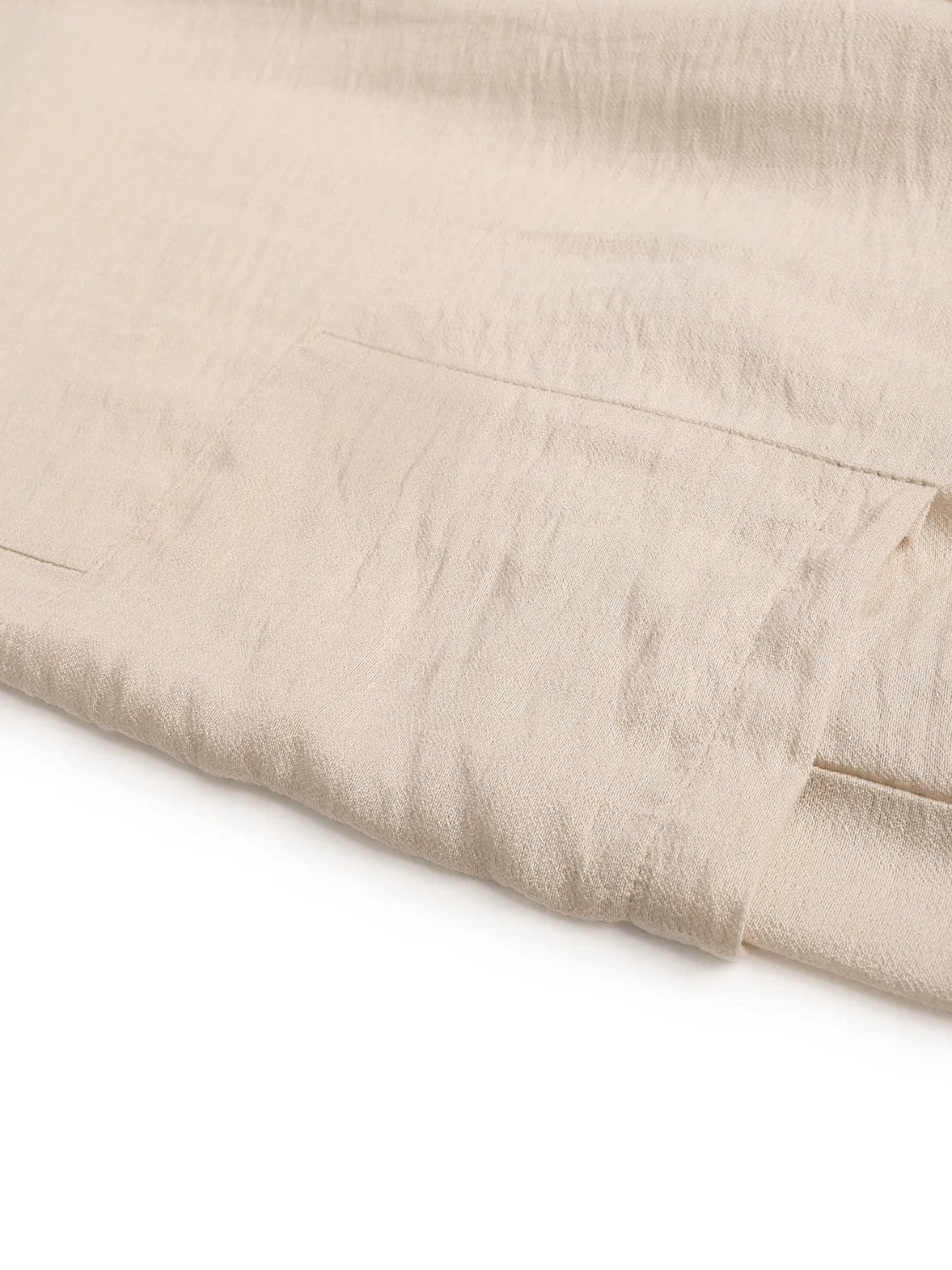 Drawstring wide leg pants with pockets.
