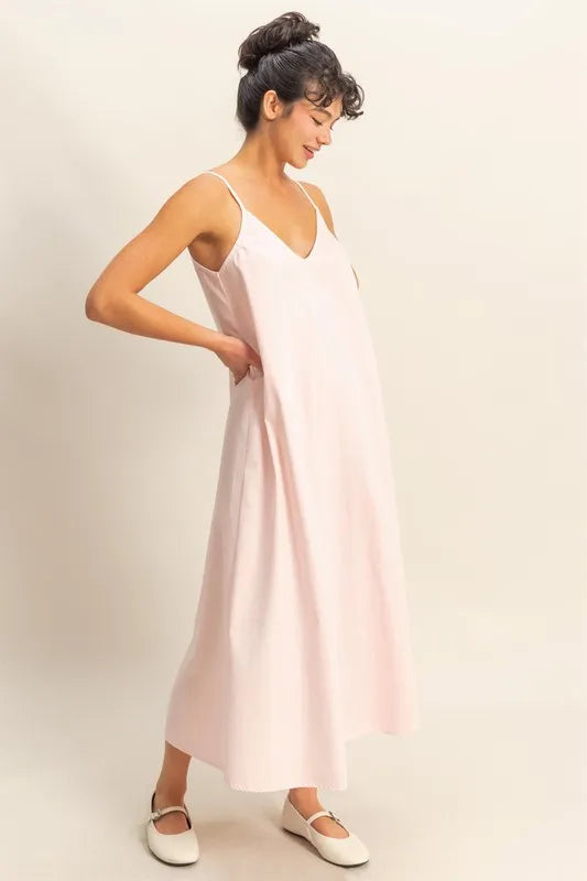 Hyfve Dyed V-Neck Loose Dress.