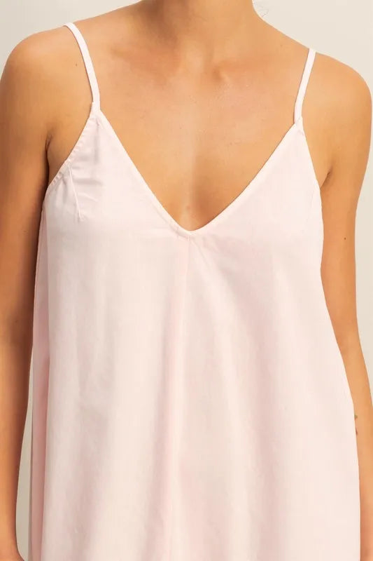 Hyfve Dyed V-Neck Loose Dress.