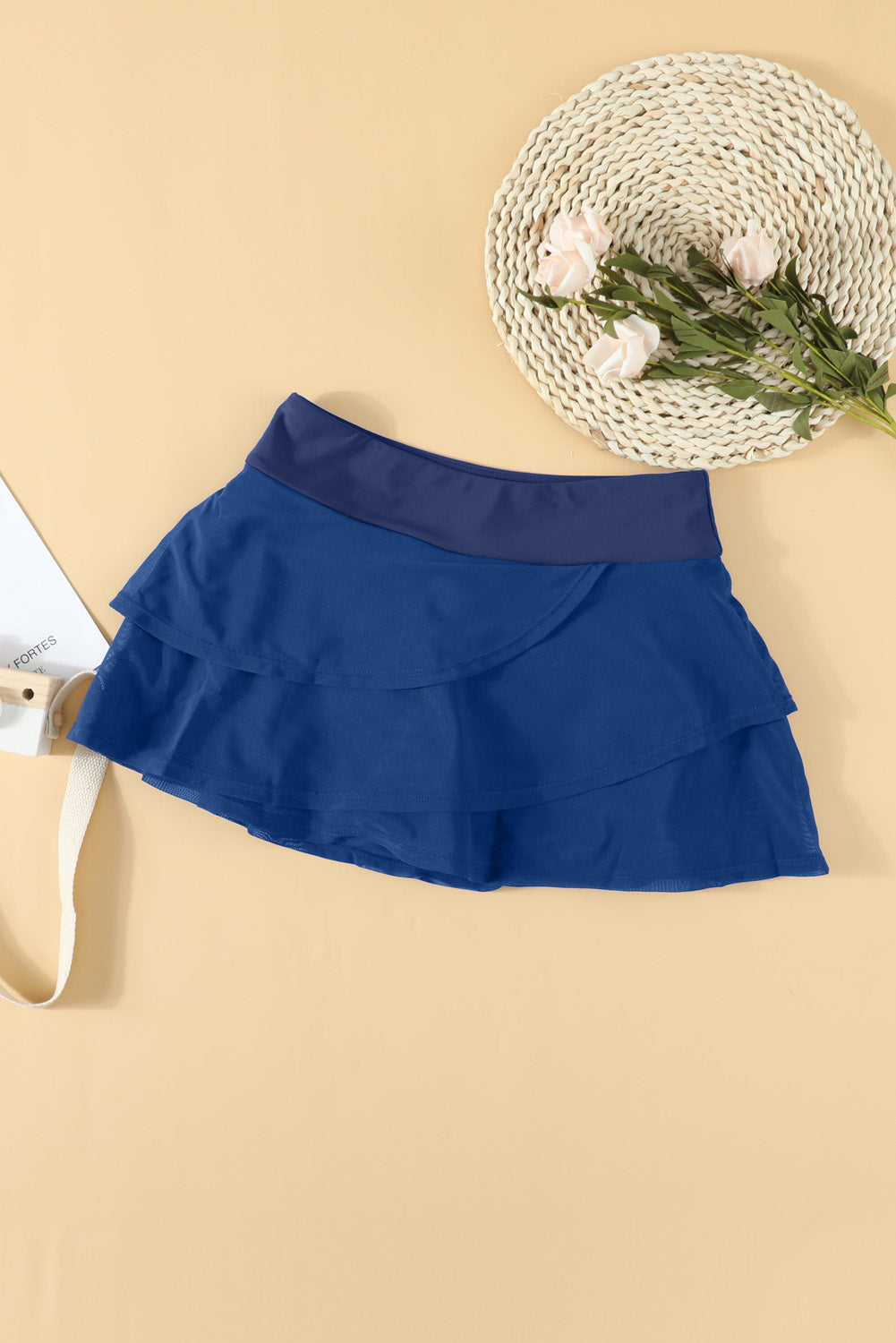 Elastic Waist Swim Skirt.