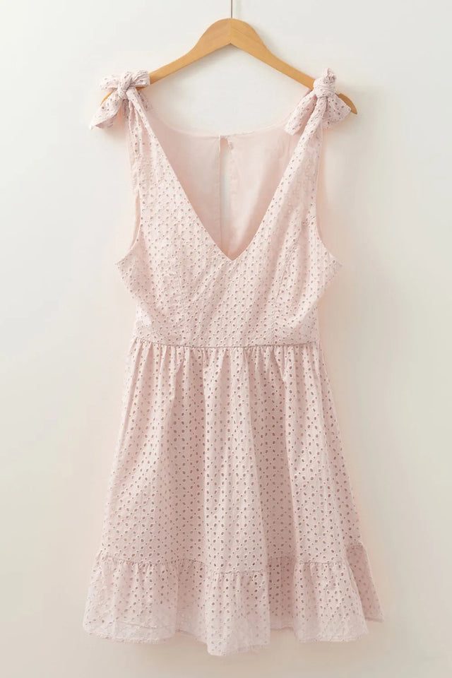 Floral Print Spaghetti Strap Wrap Mini Dress.