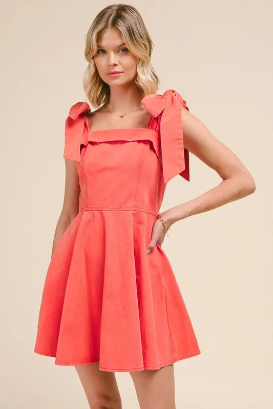 So Me Fit and Flare Washed Gameday Dress.