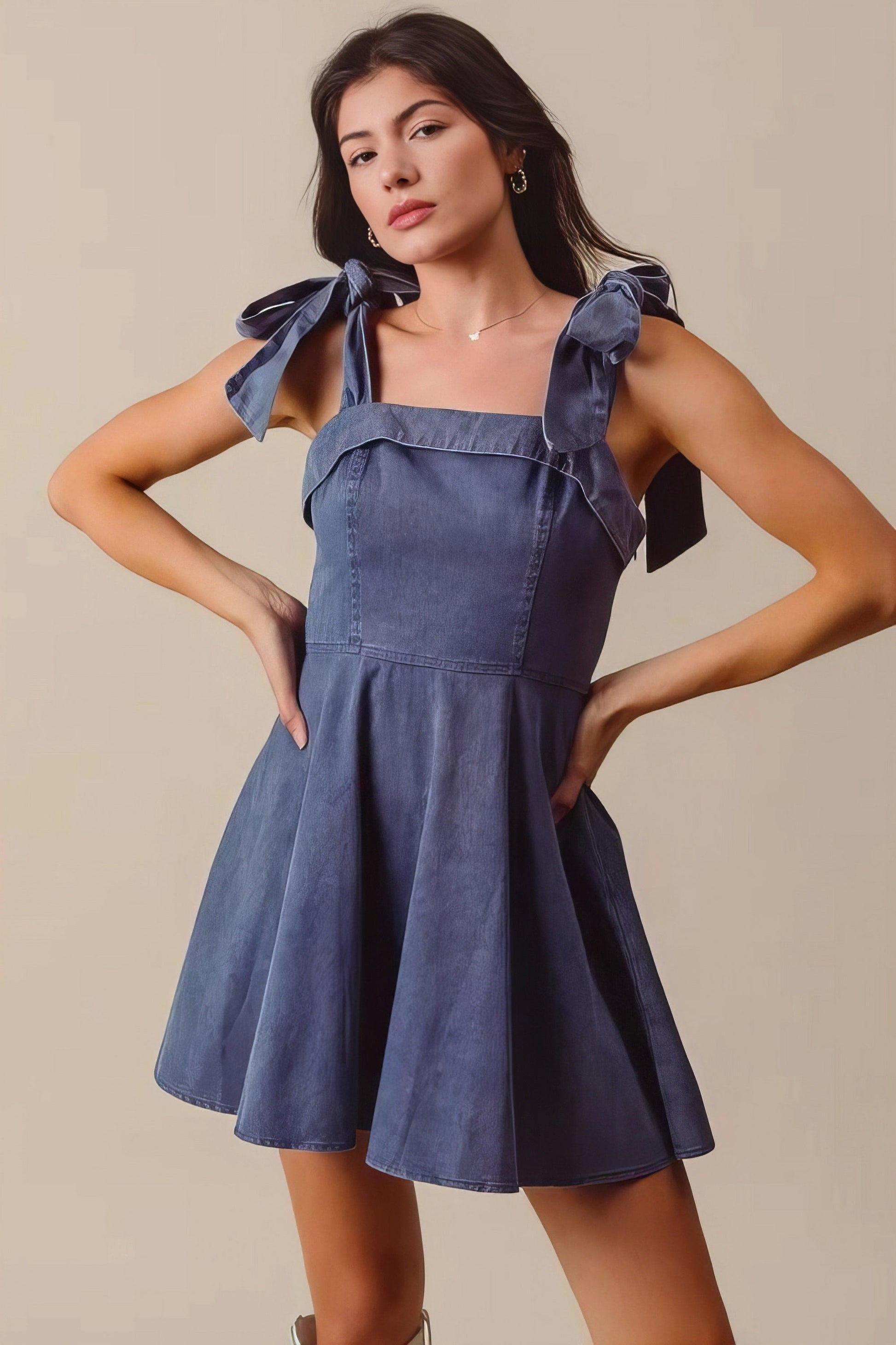 So Me Fit and Flare Washed Gameday Dress.