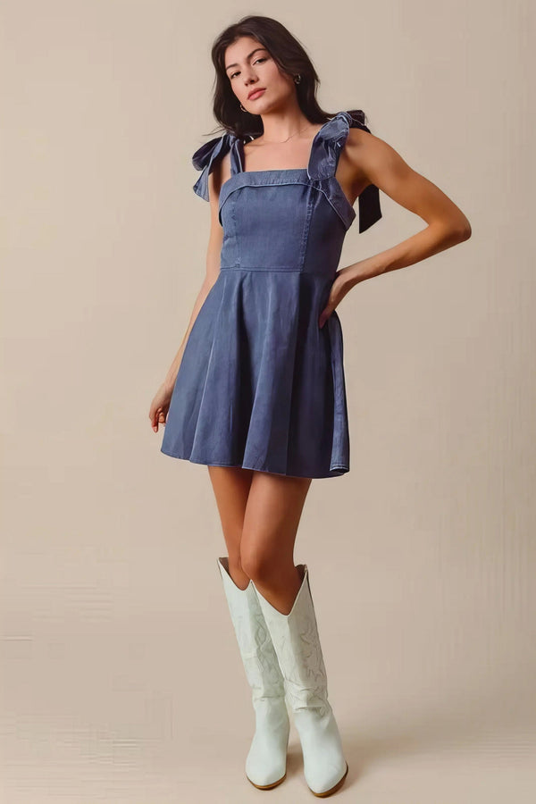 So Me Fit and Flare Washed Gameday Dress.