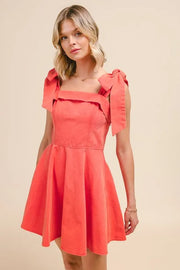So Me Fit and Flare Washed Gameday Dress.