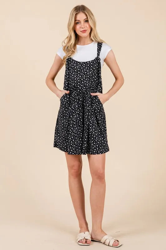 Textured Knit Button Front Romper with Drawstring and Pockets.