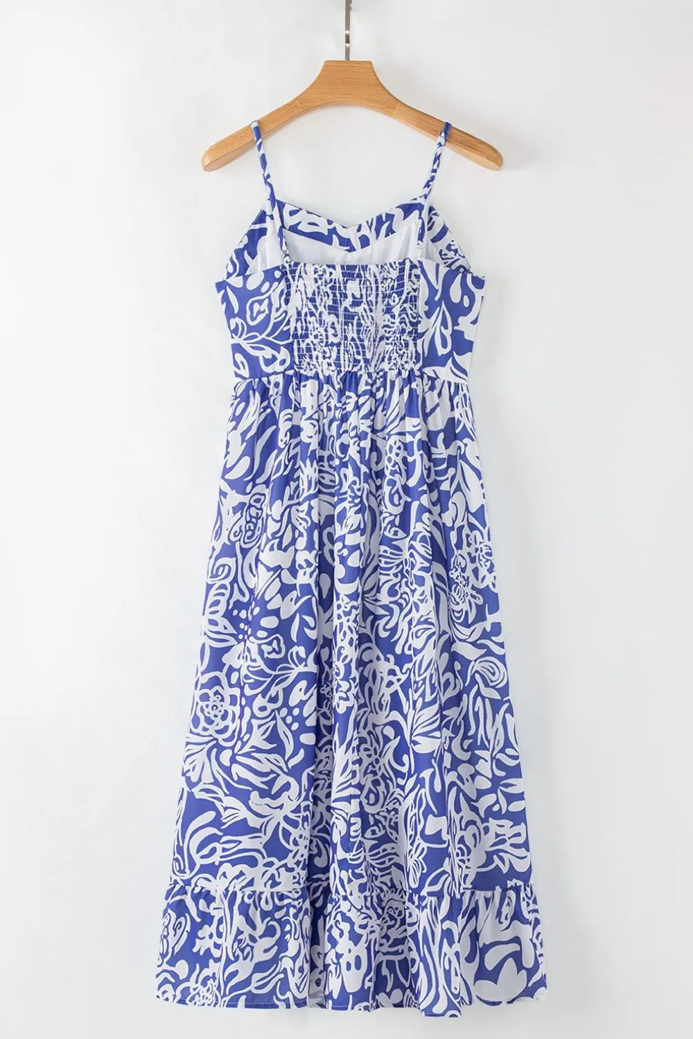 Perfee Floral Off-Shoulder Slit Dress.