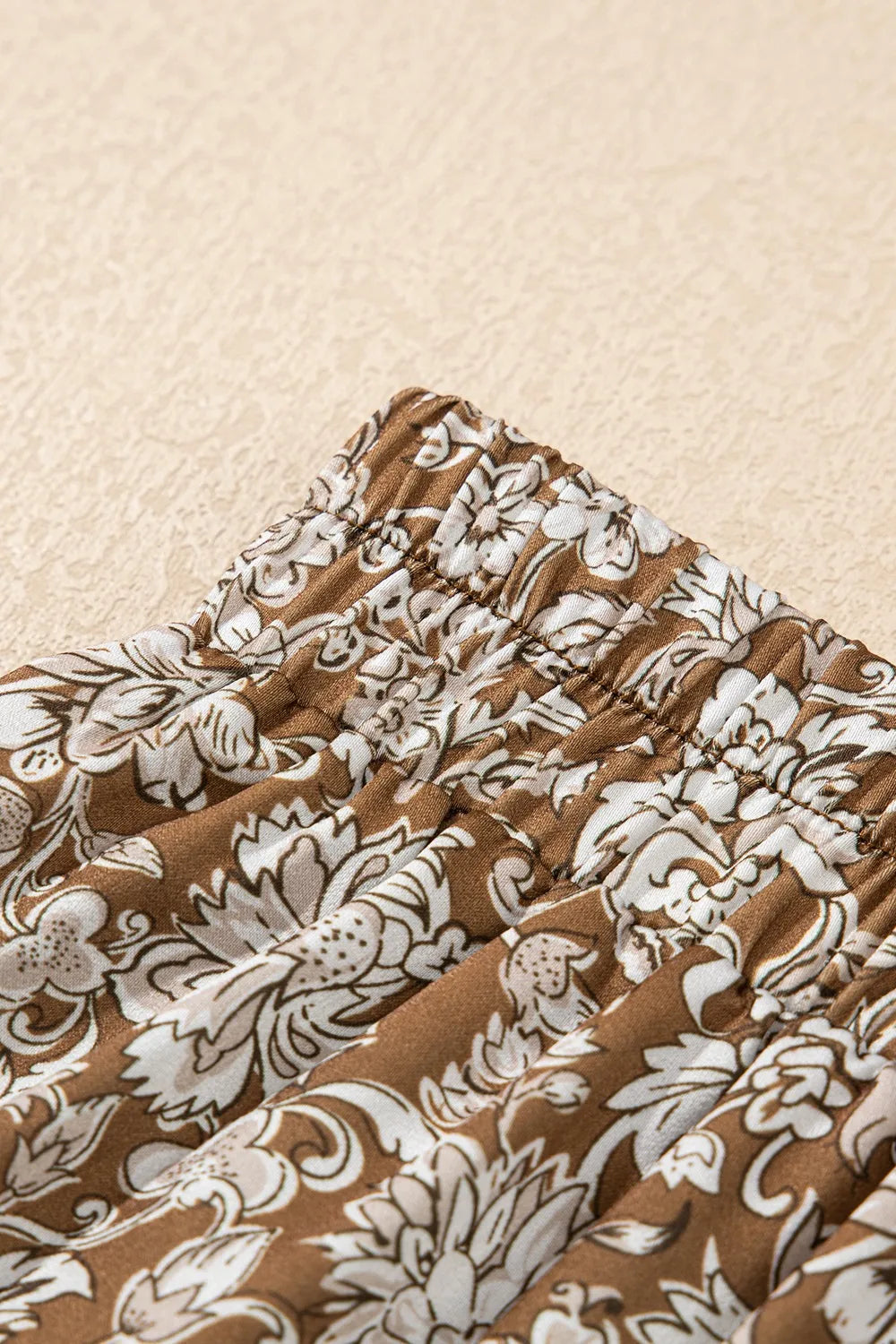 Floral Print Tiered Maxi Skirt.
