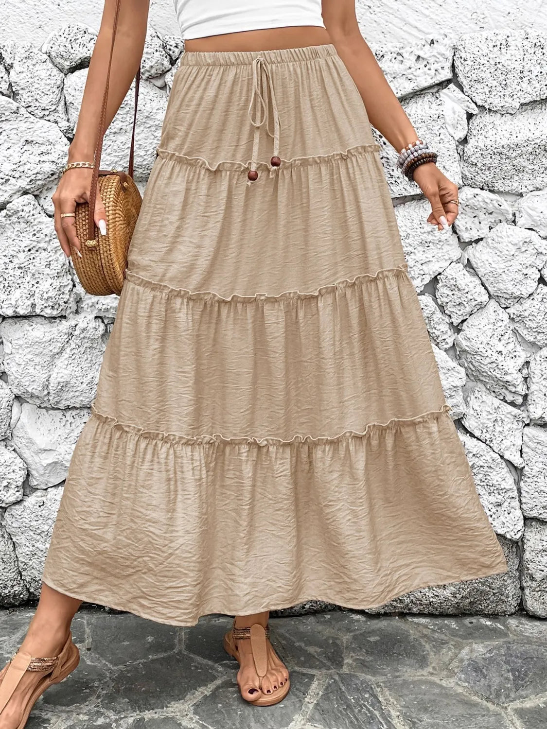 Frill Tiered Skirt.